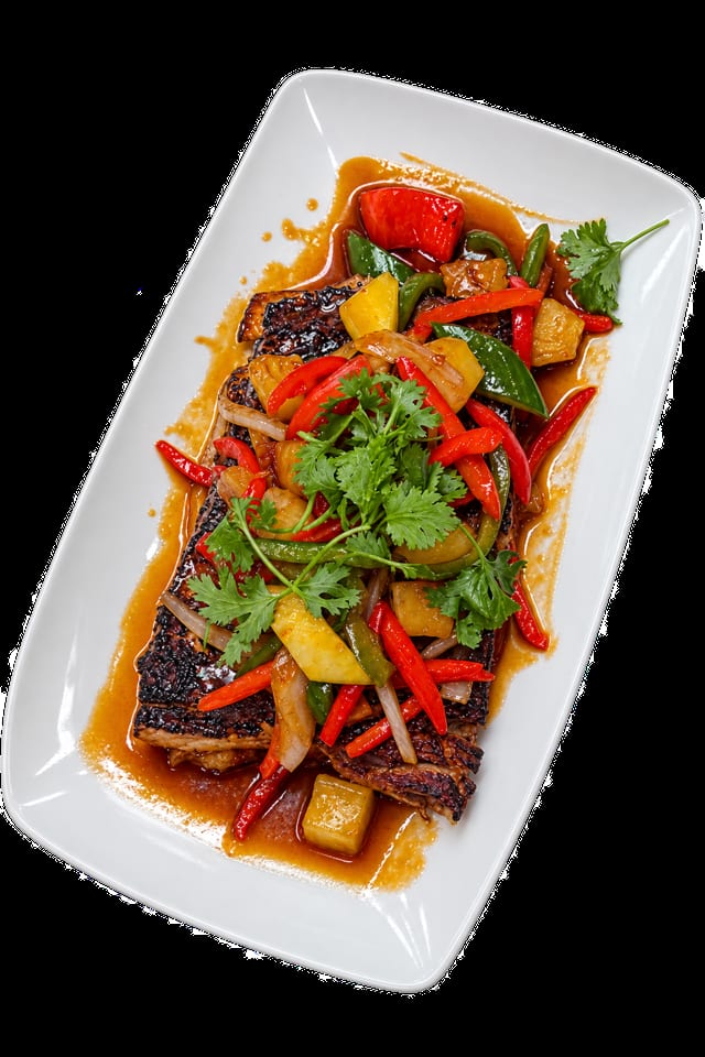 Smoked Sweet & Sour Pork Ribs.