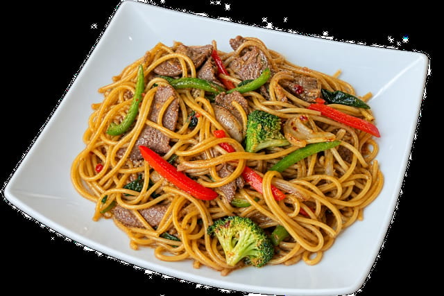 Drunken Spaghetti 🌶️ (V).